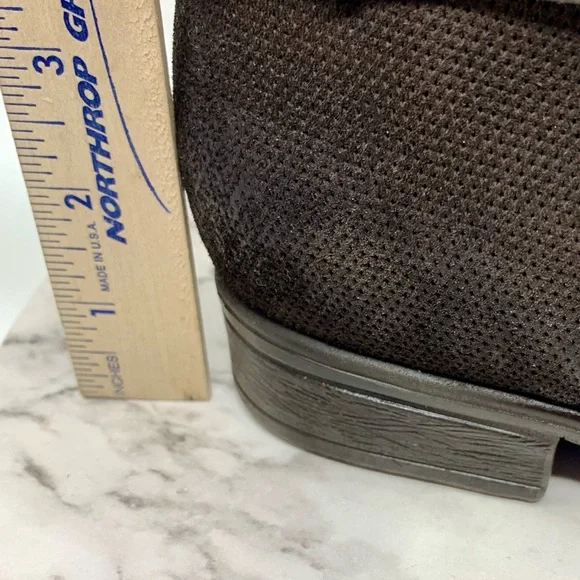 NWOT Miz Mooz Scarborough Multi Strap Olive/Brown Booties 39 Wide Moto Edgy Boho - Picture 15 of 16